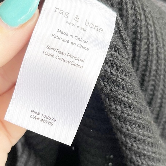 Rag & Bone Jean Dana Cold Shoulder Knit Sweater Dress - Picture 8 of 10